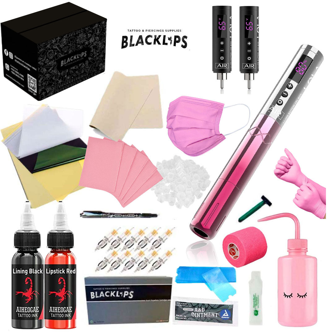 Kit de tatuajes (Rouse Version) - Microblading, Dermógrafo & Tatuajes (Peso 85.4g)