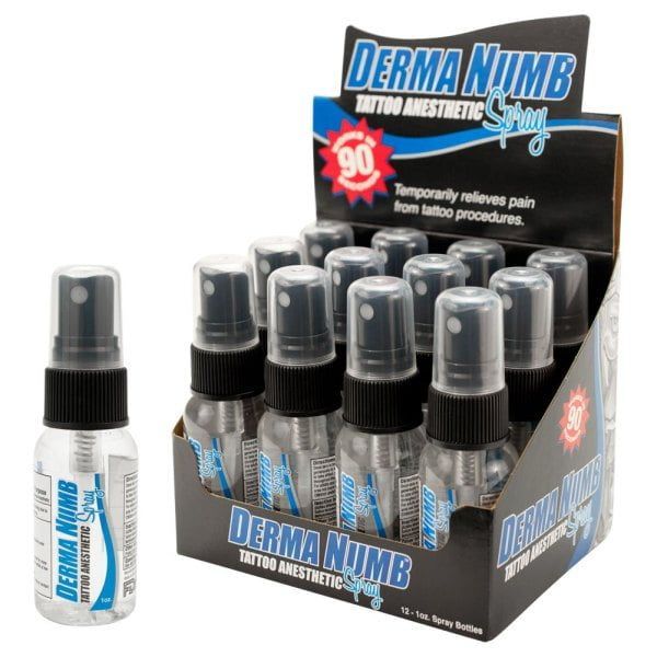 Spray anestésico para tatuajes de Derma Numb (1 pieza)