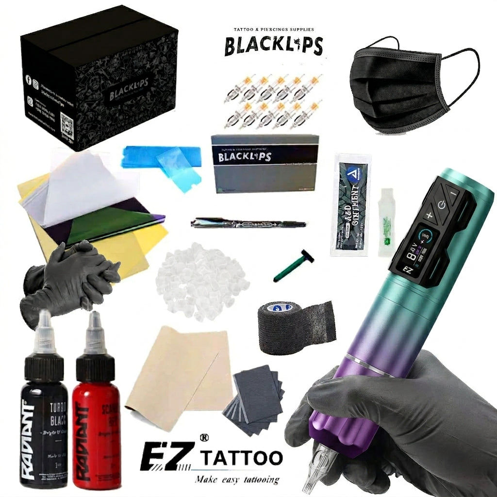 Kit de tatuajes profesional para tatuar y microblading - EZ Portex Generation 2S (P2S PRO STROKE 4.0MM)