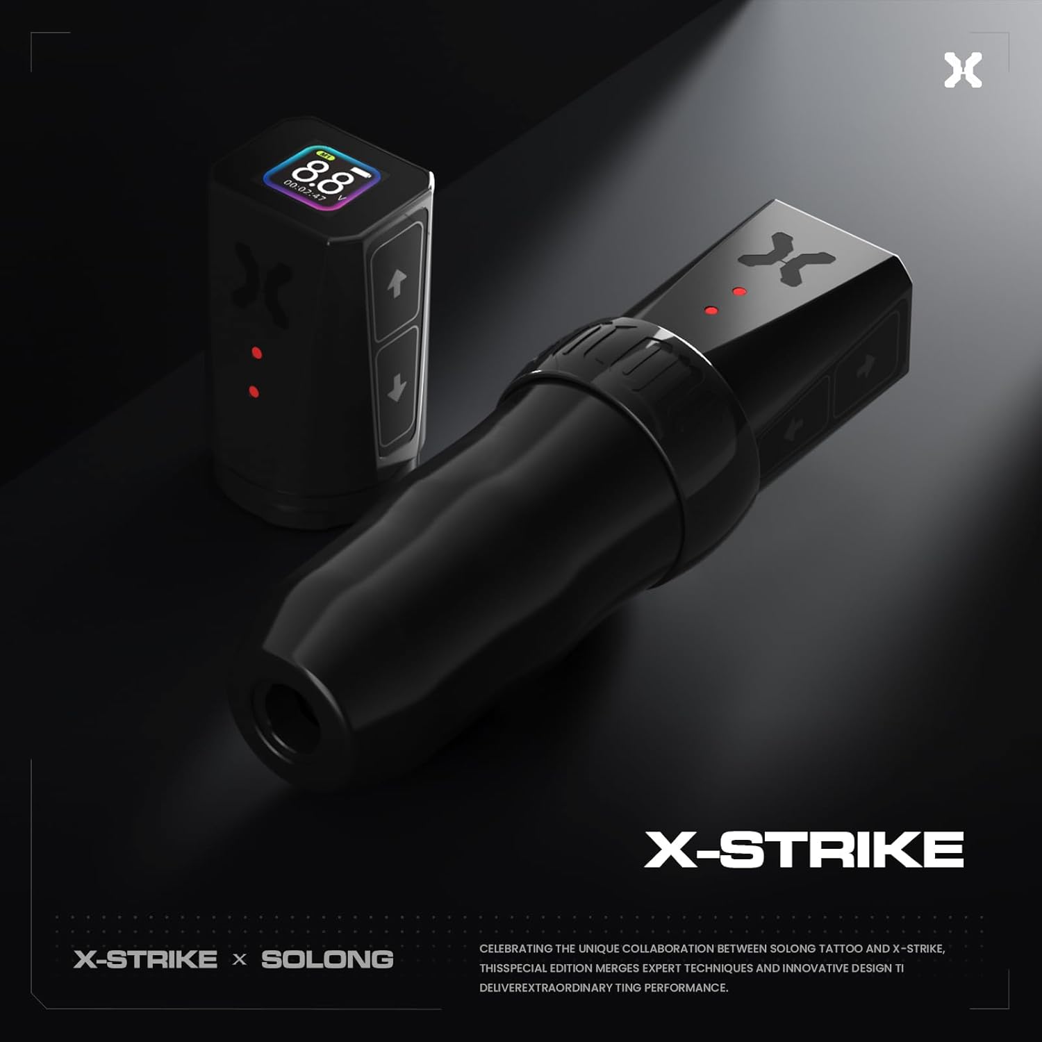 Kit De Tatuajes Profesional Para Tatuar y Microblading - Ozerium X9-Elite + BATERIA EXTRA