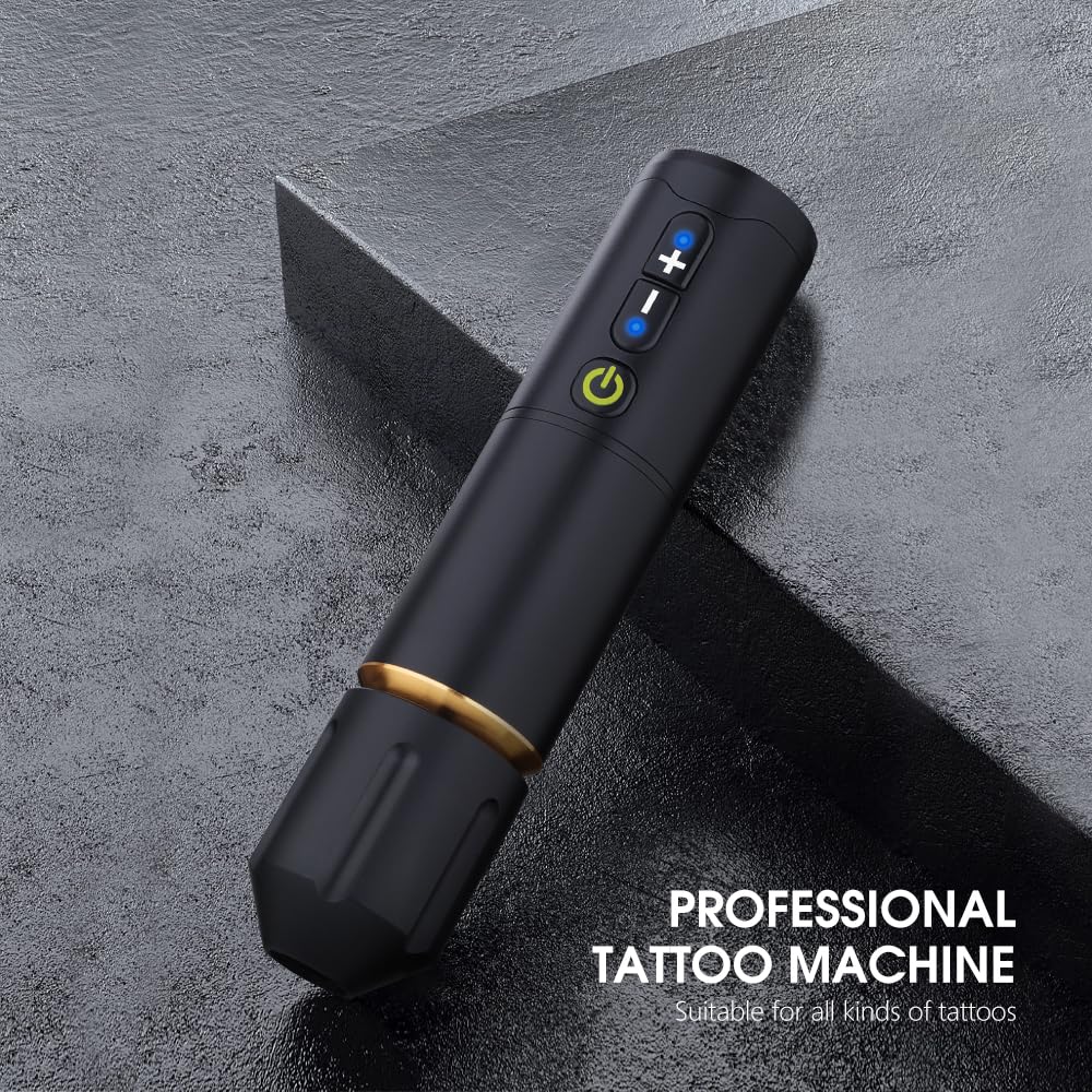 Professional Tattoo Kit for Tattooing and Microblading - RX Pen Machine Wireless