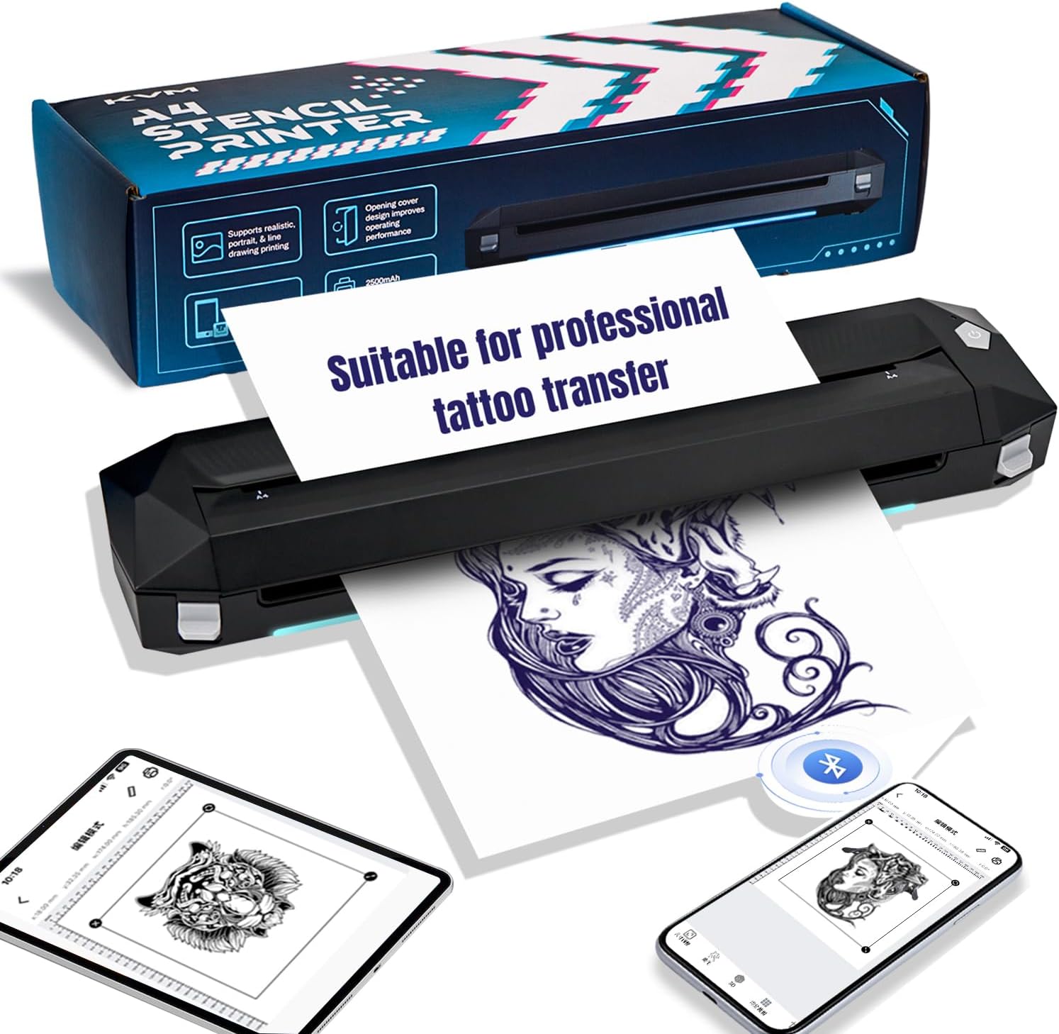 Tattoo Thermal Transfer Machine - Black 