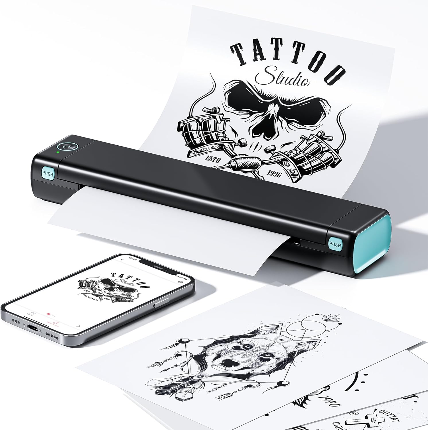 Tattoo Thermal Transfer Machine - Black 