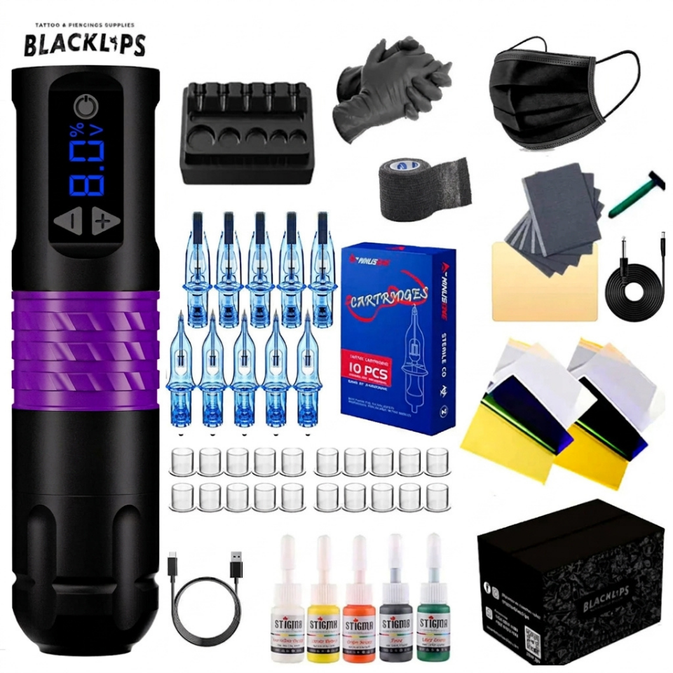 Kit de tatuajes profesional - Pen TD-4.0 PRO