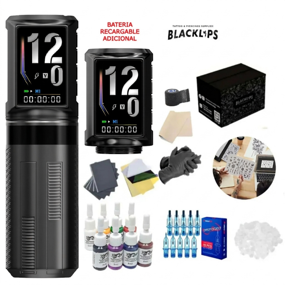 Kit de tatuajes profesional - Oseidon Evo 4.2