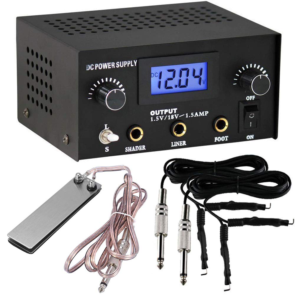 Professional Tattoo Power Supply – DC Digital (Dual Connection)