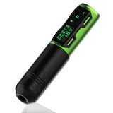 EZ Portex Generation 2S (P2S) Máquina de Tatuaje Inalámbrica con Batería y Motor Suizo Pantalla Digital LED (Verde)