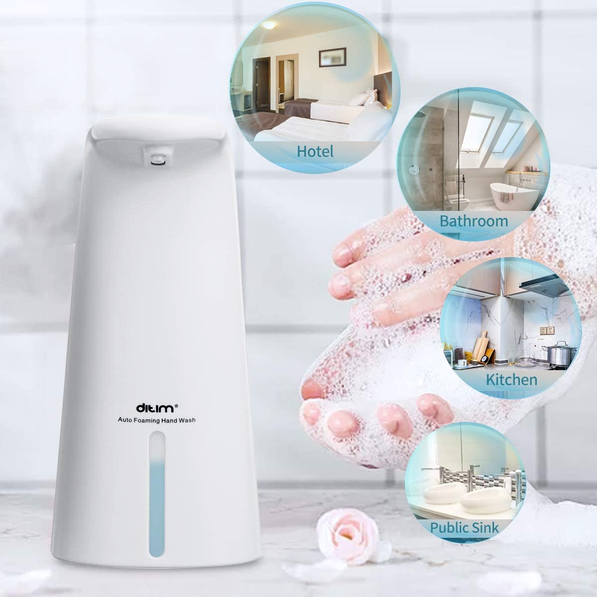 Automatic liquid soap dispenser 