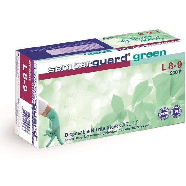 SemperCare® Green Nitrile Gloves