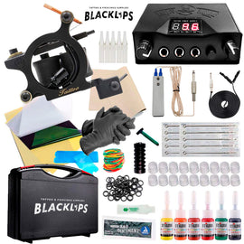 Kit de tatuajes profesional Dual V-II (Una máquina) con Power Dual **POR TIEMPO LIMITADO**